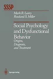 Tapa de Social psychology and dysfunctional behavior