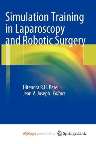 Tapa de Simulation Training in Laparoscopy and Robotic Surgery