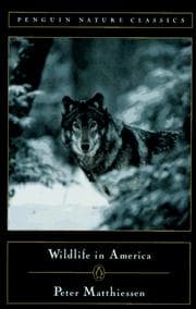 Tapa de Wildlife in America