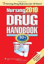 Tapa de Nursing2010 Drug Handbook with Web Toolkit