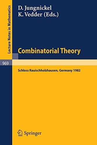 Tapa de Combinatorial Theory