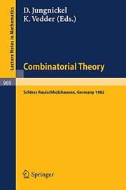 Tapa de Combinatorial Theory