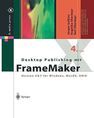 Tapa de Desktop Publishing mit FrameMaker