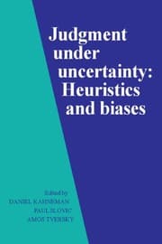 Tapa de Judgement under uncertainty