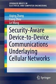 Tapa de Security-Aware Device-to-Device Communications Underlaying Cellular Networks