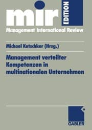 Tapa de Management verteilter Kompetenzen in multinationalen Unternehmen