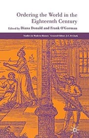 Tapa de Ordering the World in the Eighteenth Century