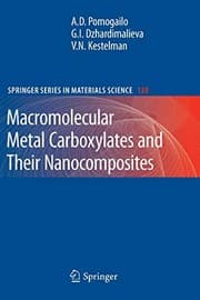 Tapa de Macromolecular Metal Carboxylates and Their Nanocomposites