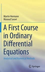 Tapa de A First Course in Ordinary Differential Equations
