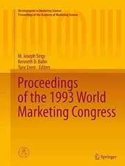 Tapa de Proceedings of the 1993 World Marketing Congress