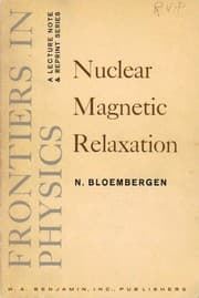 Tapa de Nuclear magnetic relaxation