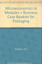 Tapa de Microeconomics in Modules & Business Case Booklet for Packaging