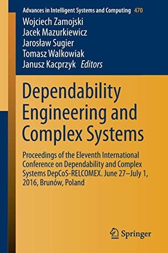Tapa de Dependability Engineering and Complex Systems
