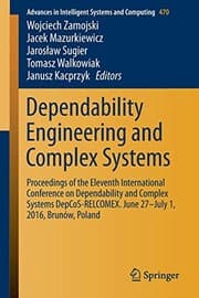 Tapa de Dependability Engineering and Complex Systems