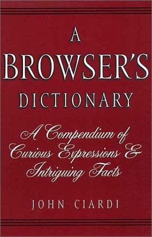 Tapa de Browser's Dictionary