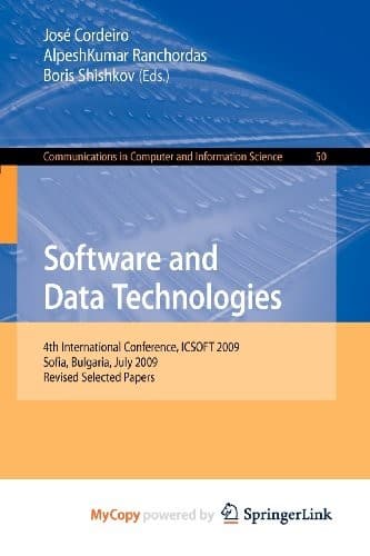 Tapa de Software and Data Technologies