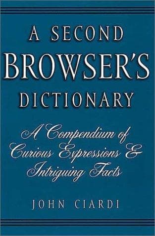 Tapa de A Second Browser's Dictionary