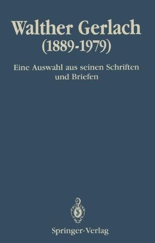 Tapa de Walther Gerlach