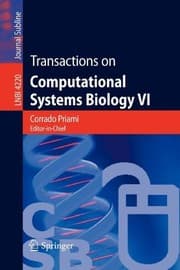 Tapa de Transactions on Computational Systems Biology VI