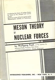 Tapa de Meson theory of nuclear forces
