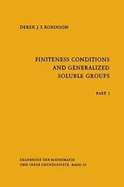 Tapa de Finiteness conditions and generalized soluble groups