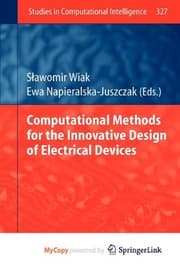 Tapa de Computational Methods for the Innovative Design of Electrical Devices