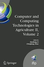 Tapa de Computer and Computing Technologies in Agriculture II, Volume 2