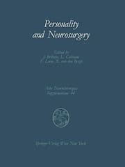 Tapa de Personality and Neurosurgery