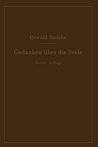 Tapa de Gedanken über die Seele