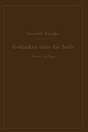 Tapa de Gedanken über die Seele