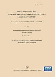 Tapa de Der Nachbarschaftsgedanke und die nachbarliche Wirklichkeit in der Großstadt