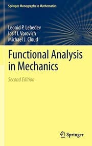 Tapa de Functional Analysis in Mechanics
