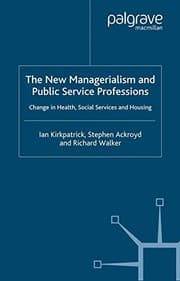Tapa de The New Managerialism and Public Service Professions