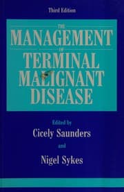 Tapa de The Management of terminal malignant disease