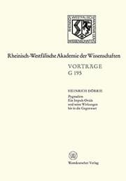 Tapa de Pygmalion. Ein Impuls Ovids und seine Wirkungen bis in die Gegenwart