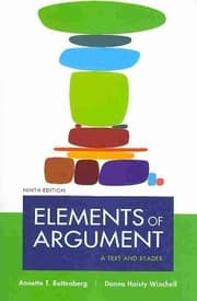 Tapa de Elements of Argument  9e & Documenting Sources in MLA Style