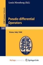 Tapa de Pseudo-differential Operators