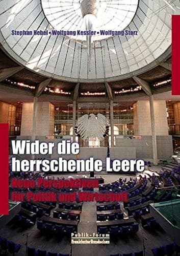 Tapa de Wider die herrschende Leere