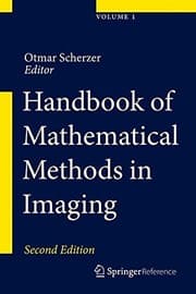 Tapa de Handbook of Mathematical Methods in Imaging
