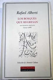 Tapa de Los bosques que regresan : antología poética (1924-1988)