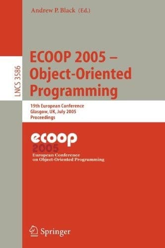 Tapa de Ecoop 2005 - Object-Oriented Programming