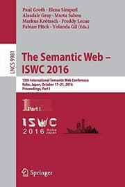 Tapa de The Semantic Web – ISWC 2016