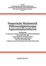 Tapa de Numerische Mathematik Differentialgleichungen Approximationstheorie