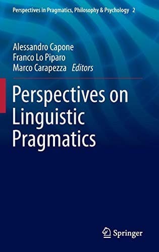 Tapa de Perspectives on Linguistic Pragmatics