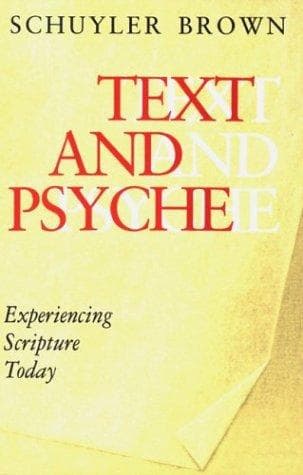 Tapa de Text and Psyche