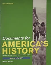 Tapa de America, Fifth Edition, Volume 1 + Documents for America's History, Seventh Edition, Volume 1 : A Concise History