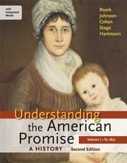 Tapa de Understanding the American Promise : A History, Volume I : To 1877