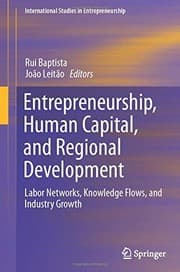 Tapa de Entrepreneurship, Human Capital, and Regional Development