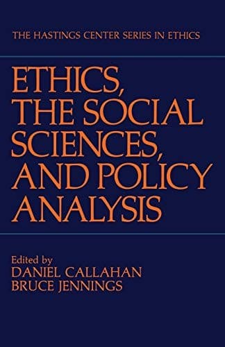 Tapa de "Ethics, The Social Sciences, and Policy Analysis"