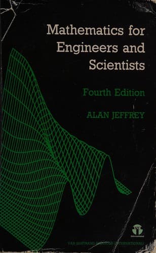 Tapa de Mathematics for engineers and scientists